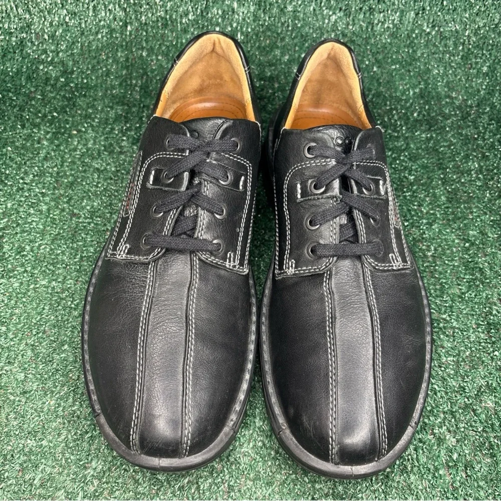 ECCO Fusion Light Shoes‎ Black Leather Oxfords Size US 10-10.5/ EU 44